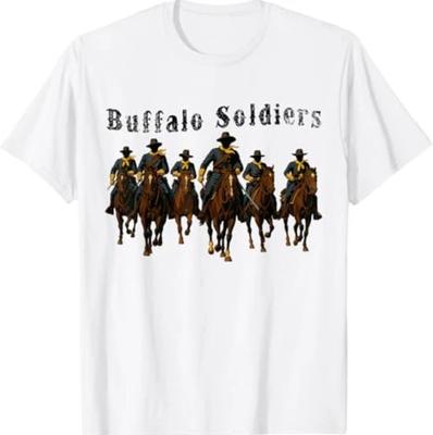 African American History Texas Black Cowboy Buffalo Soldiers T-Shirt