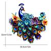Iron Peacock Wall Art Blue Bird Wall Art Metal Metal Wall Decor  Garden Decor