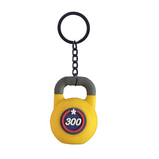 Sports Keychain Pendant Decorative Kettlebell Dumbbell Design Keyring Car Keys Bags Backpacks Accessory