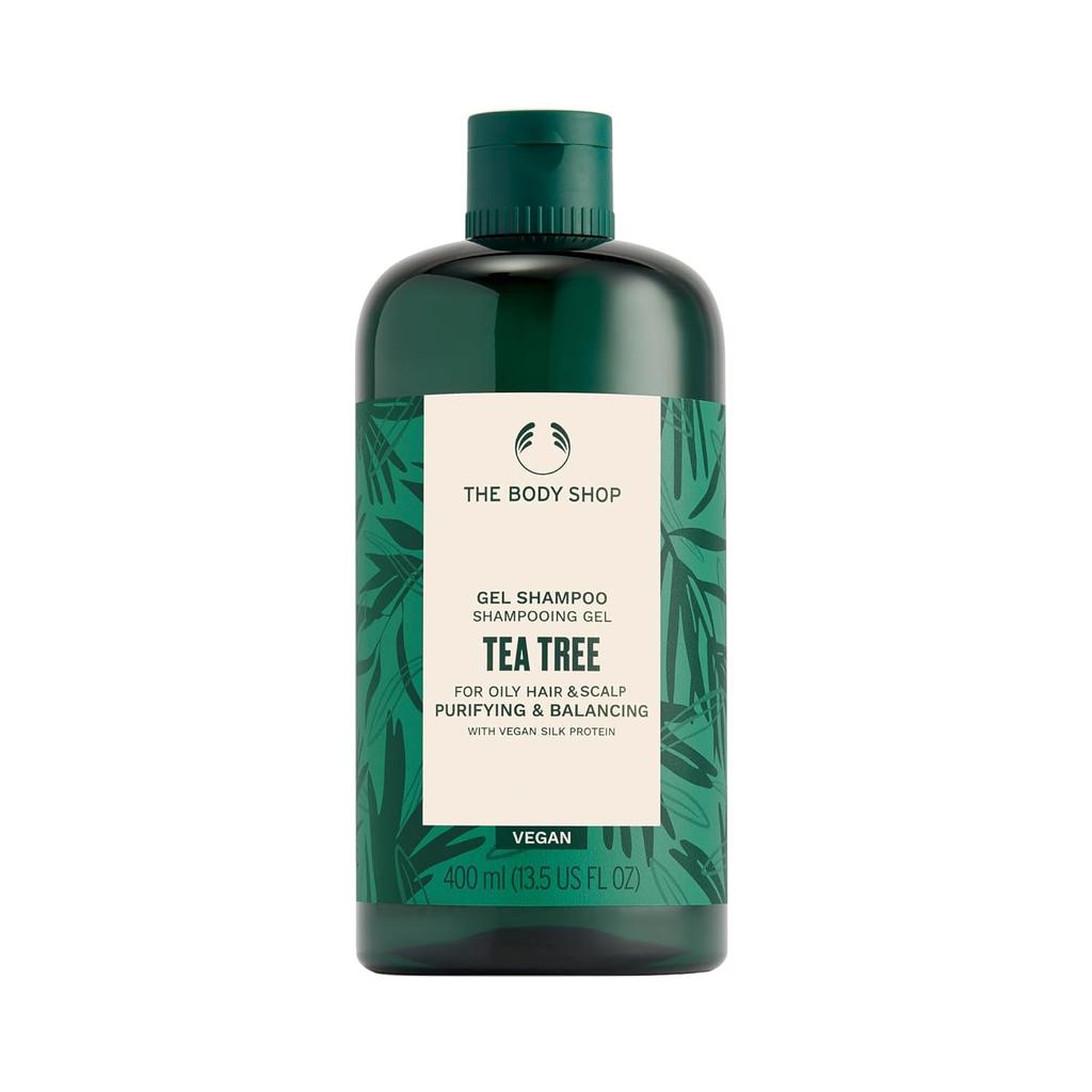 The Body Shop Teebaum Reinigendes & Ausgleichendes Shampoo 400 ML Packung Für Fettiges Haar & Kopfhaut Vegan