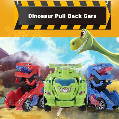 Pull Back Dinosaur Cars Dinosaur Car Toys Transformable Dinosaur Pull Back