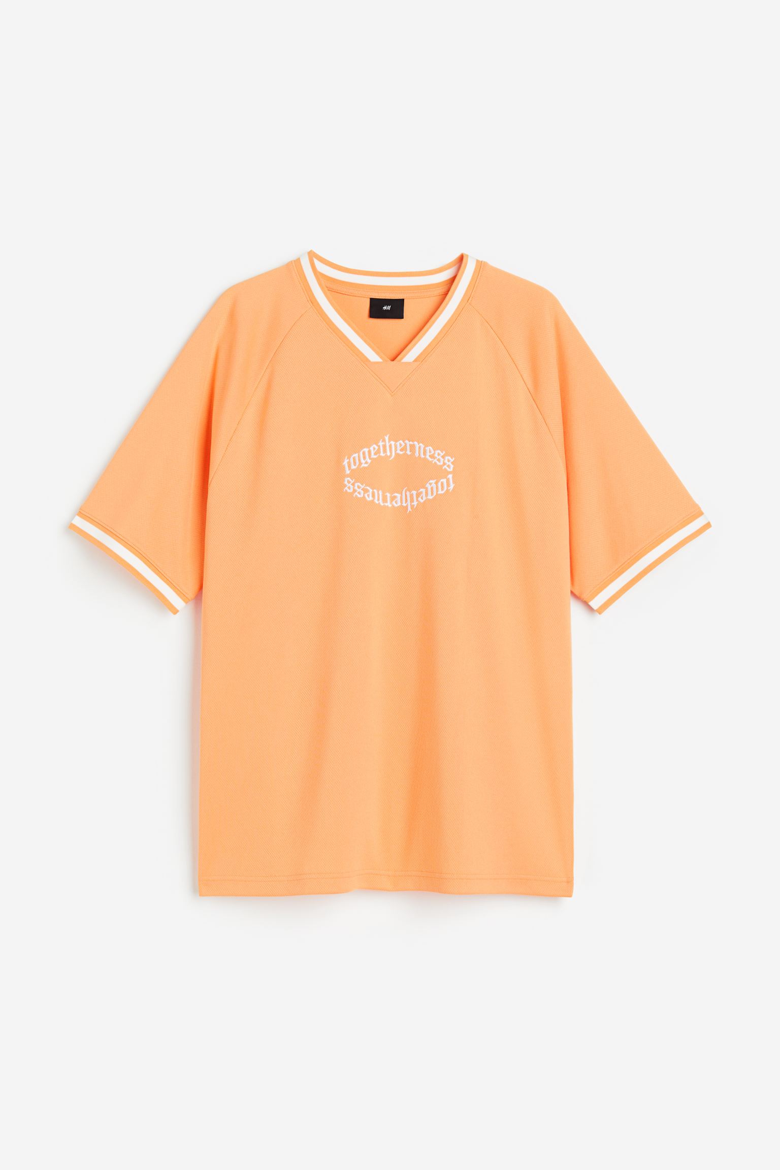 

Oversized Fit Printed mesh T-shirt