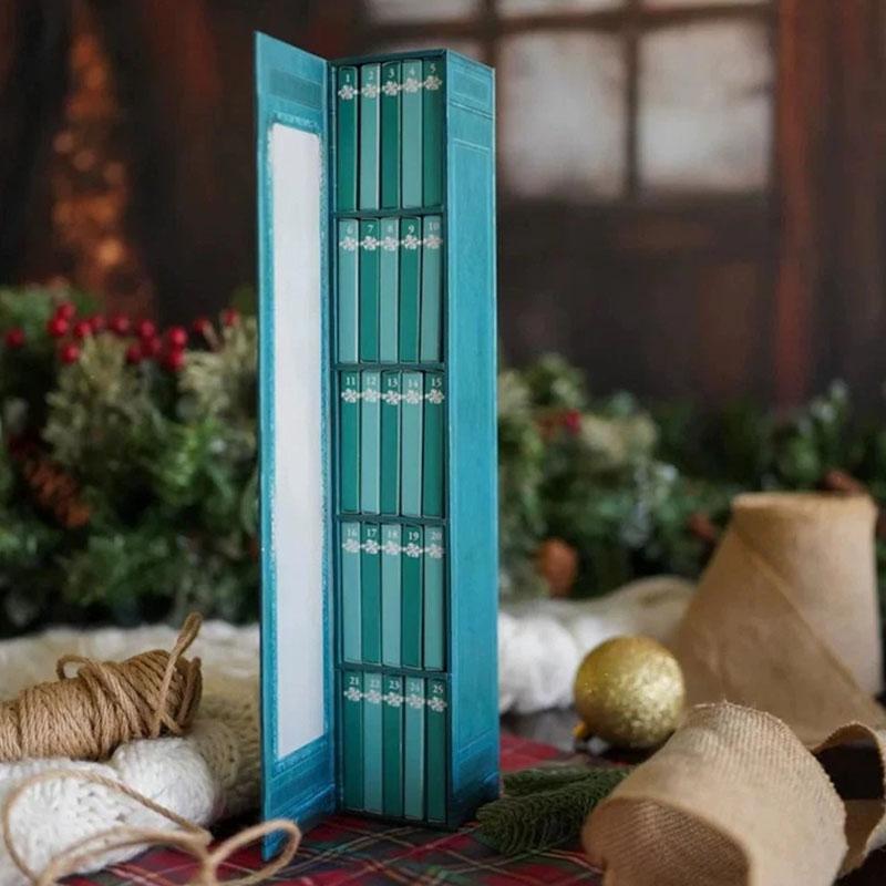Mini Book Ornament Advent Calendar 2025 Christmas Advent Calendar With Book Gift