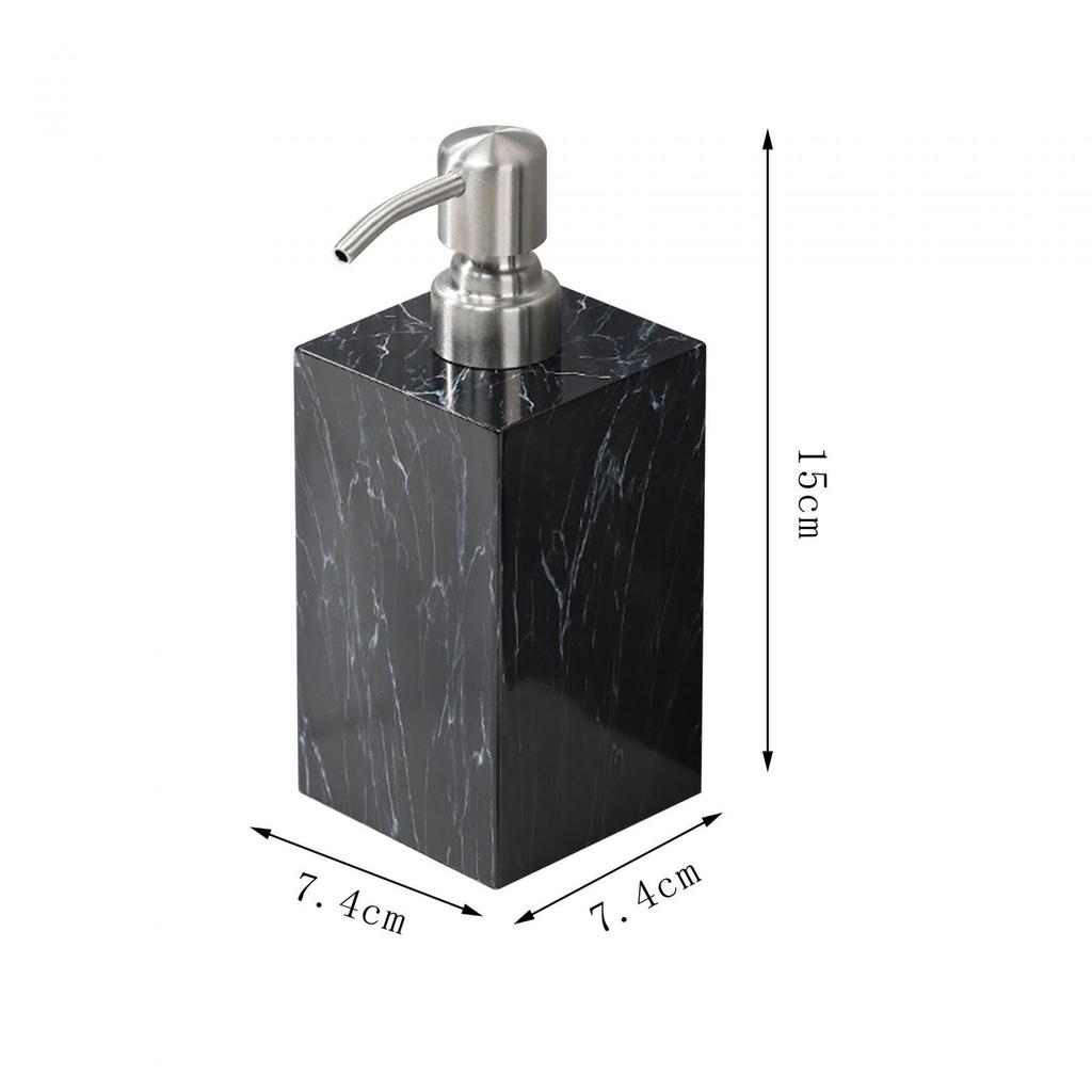 Marble Texture Soap Dispenser Hand Soap Liquid Dispenser 500ml Salon Dispenser Lotion Dispenser Bottle for Home Kitchen