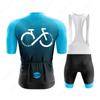 FOREVER CYCLING Series Cycling Jersey Set 2026 Summer Men's Short Sleeve Bicycle Cycling Clothing Gradient Color Mountain Bike Jersey Sportswear Suit