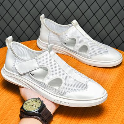 Lightweight Casual Shoes Fashionable Men's Flying Mesh Sneakers Outdoor Running Summer Sandals Man Breathable Wading Aqua Shoes