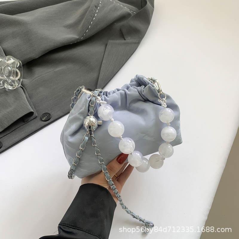 Pearl Cloud Bag One Shoulder Premium Textured Small Bag 2025 New Crossbody Bag Niche Design Underarm Bag