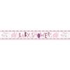 Unique Party Foil Floral Baby Shower Banner