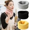 Warm Knitted Ring Scarf Coldproof Thicken Knit Scarf Outdoor Wrap Neck Scarves