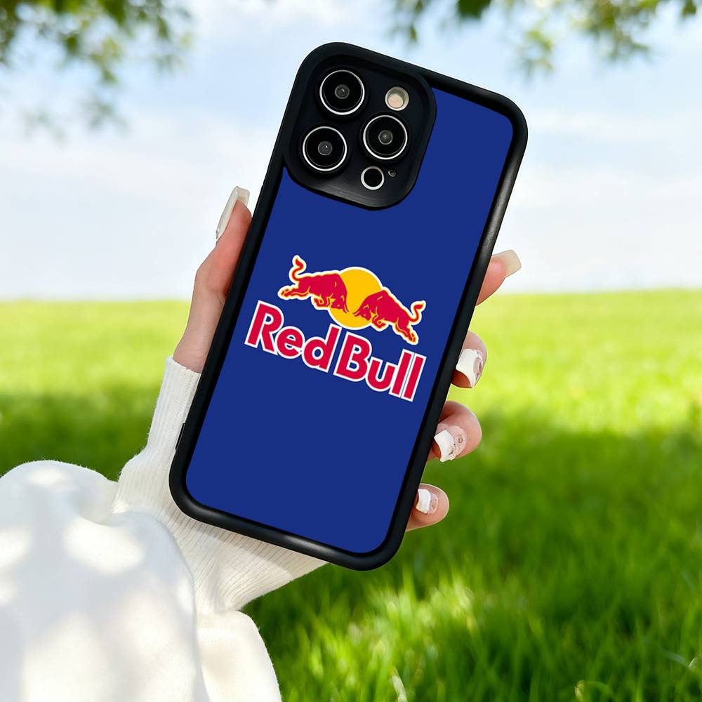 Fashion Red Logo B-BullS Mouse Pad Case For IPhone 17 16 15 14 Max 13 11 12 Pro Mini Plus Shockproof Silicone
