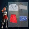 1 Set Eleven Cosplay Kostüme Damen Oberteil Schal Shorts Strumpfhose Set Halloween Cosplay Outfits für Mädchen Kostümpartys Fan-Treffen Fotoshootings