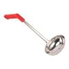 Soup Ladle Stainless Steel Anti Scald Multifunctional Curved Handle Kitchen Ladle for Home Cooking