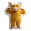 50cm abstract cow-shaped throw pillow