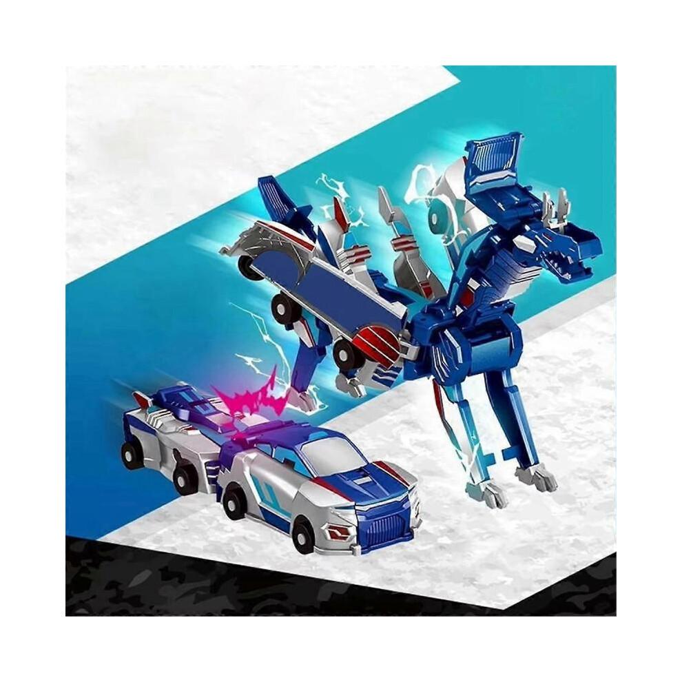 Magic Transformation Super Combination Car Toy 2 in 1 Kids Magnetic Collision Transforming Car Diy Toy Gift for Kids B