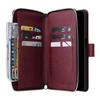 For Samsung Galaxy S25 FE Case Zipper Pocket PU Leather Phone Cover with Hand Strap