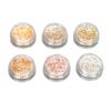6 Colors Holographic Nail Glitter Kit Sparkling Nail Art Decoration for Home Salon Manicure