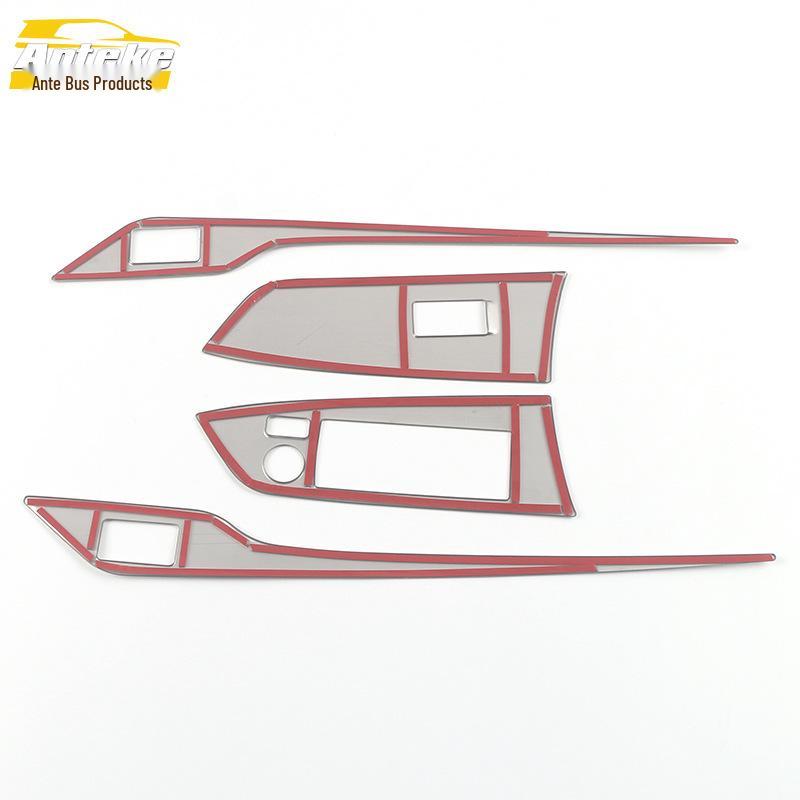 Geeignet Sienna Glas Heberahmen Autofenster Armlehne Schalter Aufkleber Zubehör