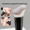 Single Wave Grooming Brush Foundation Brush Face Contour Side Face Bevel Three-dimensional Shadow Brush Sickle Makeup Brush Now
