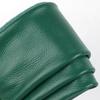 Ganzes Stück grünes Leder, in Sofasitzflächen geschnitten, Mauspadd aus echtem Leder, Lederstoff, Rindsleder erste Schicht, verdicktes Lede
