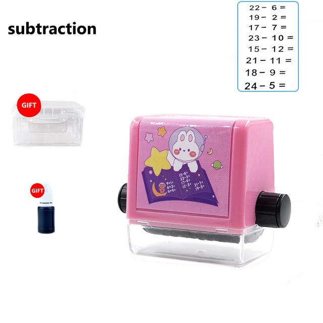 Roller Digital Teaching Stamp Multiply Divide Addition Subtraction Maths Reusable Calculation Educational Exercises Within 100
