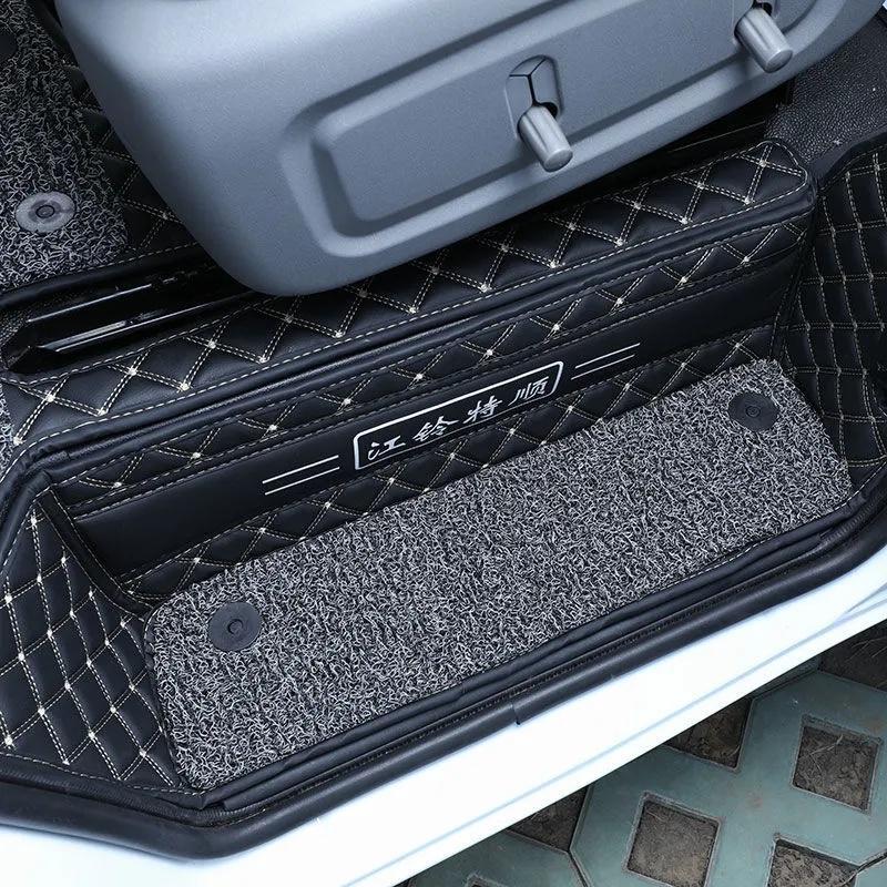 JMC Teshun & Ford 3-Seater Front Foot Mats - Special Modified Style for 6-Seaters, Decorative Interior Accessories