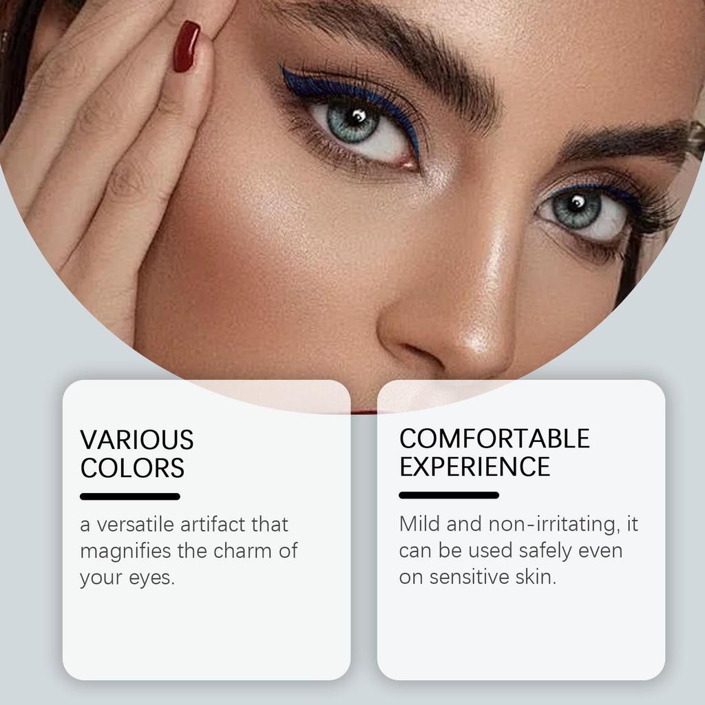 Eelhope Deep Blue Moisturizing Eyeliner - Long-Lasting and Eye-Enhancing