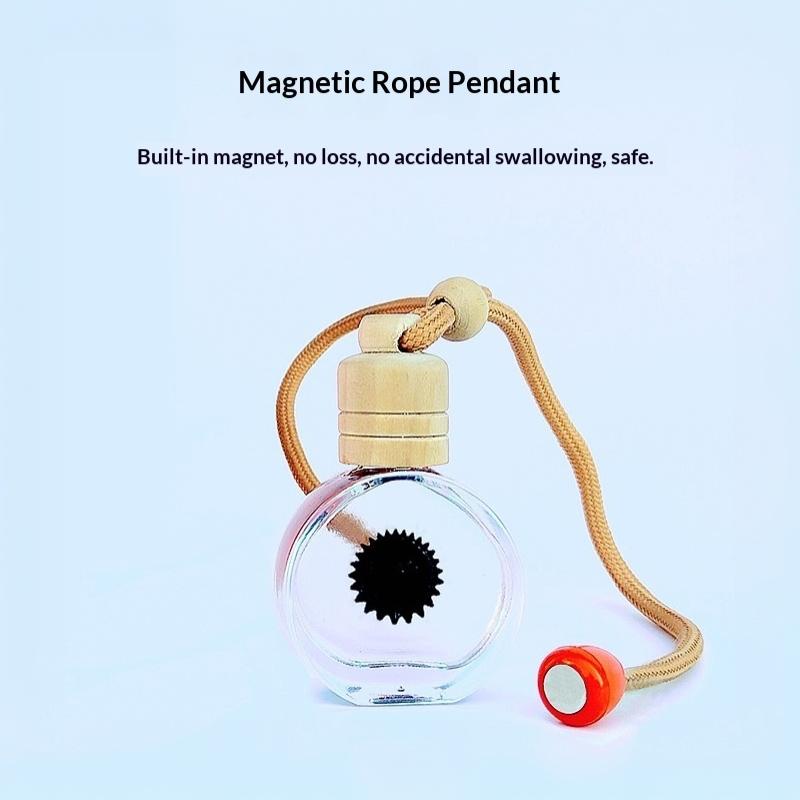 Černá Tech Magnetická Kapalina Přívěsek Hračka Ferrofluid Fidget Náhrdelník Ozdoba pro Úlevu od Stresu Dárek