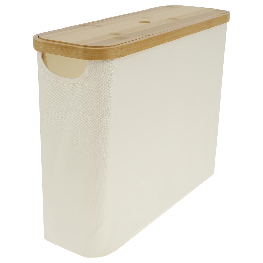 Bathroom Trash Can Foldable Toilet Paper Basket Toilet Creative Gap Waste Bin Large Capacity Household Paper Storage Holder