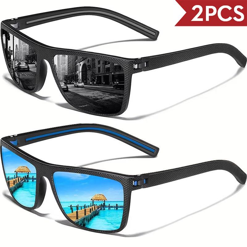 3PCS Amazing Men Polarized Sunglasses Unisex UV400 Glasses Fishing Goggles Outdoor Sport Eyewear  for Driving Fishing Cycling