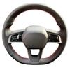 Handgenähte schwarze Leder-Autolenkradabdeckung für BYD Ato 3 Fa Feng Tang F3 E6 Yuan Song plus EV F0 Qin