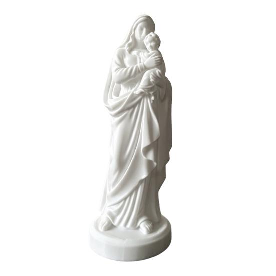 Virgin Mary Holding 3D Printed Figurine Christian Baby Jesus Statue Holy Mother Religious