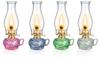Cywinfow Handmade Kerosene Lamp Lantern, Vintage Kerosene Lamp, Paraffin Oil Lamp L392 (Transparent - Gold)