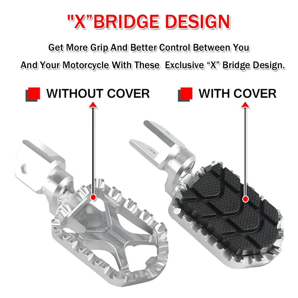 Motorcycles Footrests for Honda NC750 750X Foot Pedals CB400 250 400 600F Foot Rests VFR800F VFR1200F CBR600F CBR600 Footpegs