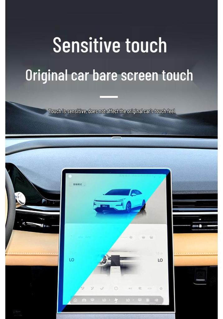 25-26 Model Mengshi M817 Navigation Screen Protector Tempered Glass Film