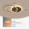 Nordic Modern LED Ceiling Lamp - Creative Round Design for Living Room, Study, Bedroom
