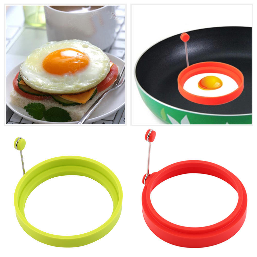 Round Shape Silicone Omelette Mould Shape for Eggs Frying Pancake Cooking Mould Breakfast Essential