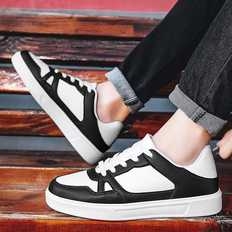 Mode Neue Herren-Sneaker Leicht Sommer-Mode Vielseitig Flache Sohle Sport für Herren Outdoor Casual Wandern Weiße Schuhe Zapatillas Hombre