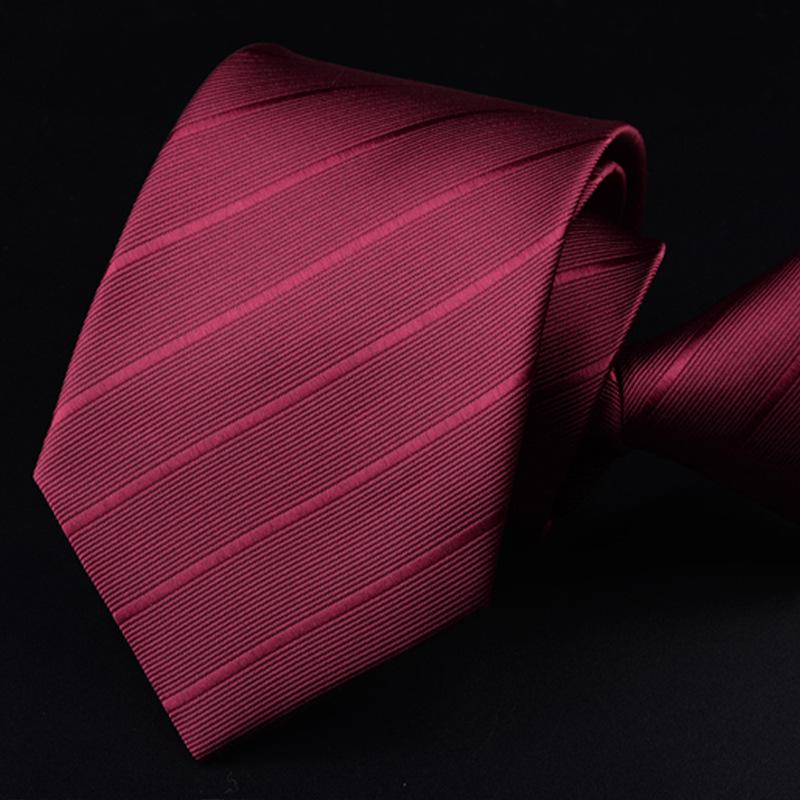 8Cm Pull Tie Dress Lazy Tie Men'S Clothing Accessories Striped Suit Business Tie