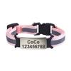 Individuell gravierte Hundemarke Katzentag Haustierhalsband Anhänger Anti-Verlust Haustier-ID-Tag Edelstahl Haustier-Namensschild mit Kontaktdaten des Besitzers