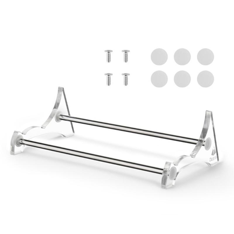 

Портативная подставка для колонок, акриловые настольные органайзеры с противоскользящими силиконовыми ножками для колонок 2024 года 1 прозрачный