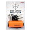 LEAD BEE LOCK Motorcycle Padlock with Lock 14mm for Loop Chain Locks and Disc Lock, Plug, Diameter, Locks, LZ-802A