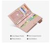 Mokose Women's Zipper and Magnetic Closure WalletClutch Bag with Long Bifold Coin Purse, Small, Red, Small, Modern Style