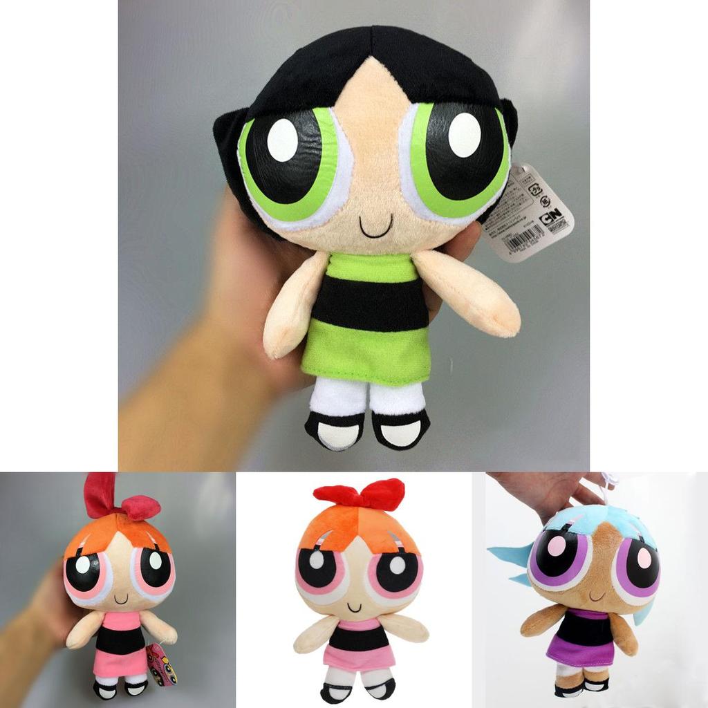 Plush Powerpuff Girls Dolls Colorful 20cm Cartoon Stuffed Toys For Teens**