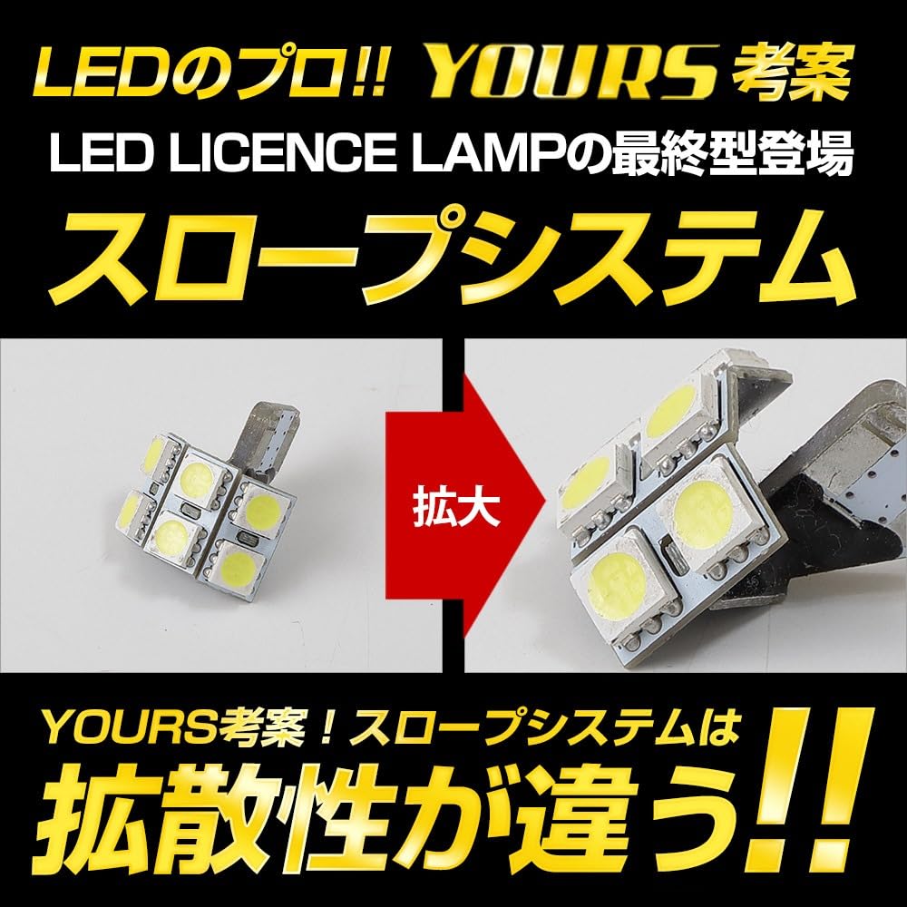 YOURS Jimny Nomad Custom LED License Plate Vehicle Inspection Custom Parts M Light, Compliant, & Accessories, y702-016 [2]