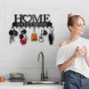 Ścienny Dekoracyjny Wieszak na Klucze Sweet Home, Haczyk na Klucze na Ścianę, Kreatywny Wieszak na Klucze na Drzwi Wejściowe