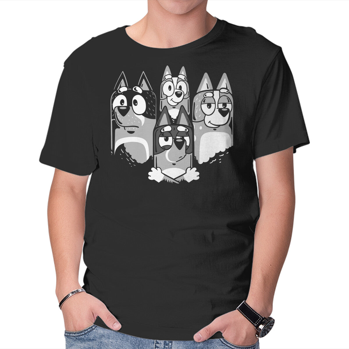 Unisex Crew Neck T-Shirt Bluemian Rhapsody Graphic Short Sleeve Casual Tee XS