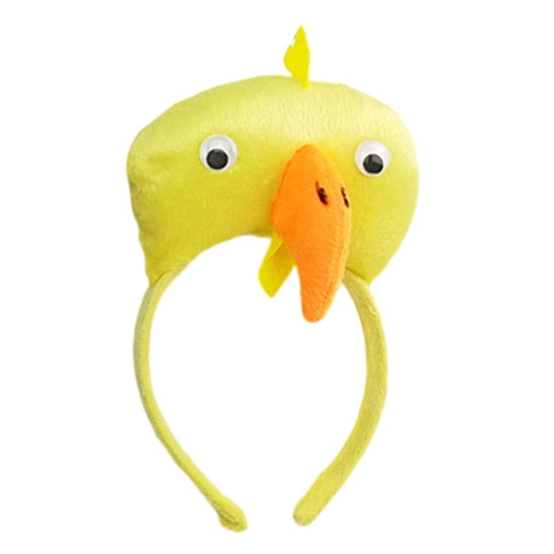 Cute Stuffed Animal Shape Hairband Women Spa Wash Face Makeup Skincare Headbands for Photography Halloween Hairband