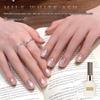 Ruth White Cat Eye Nail Gel 2025 - Fine Satin Glass Bead Nail Art