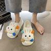 2025 winter new cute cartoon cotton slippers women's indoor warm casual non-slip student plush cotton slippers