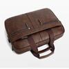 Men's New Business Laptop Bag Fashion Men's One-shoulder Messenger Briefcase Large-capacity Retro Shoulder Bag